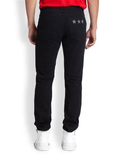 black givenchy men trousers